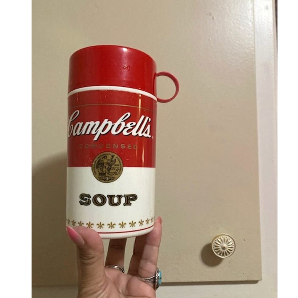 Vintage 90's Campbell's Soup Can-Tainer Thermos